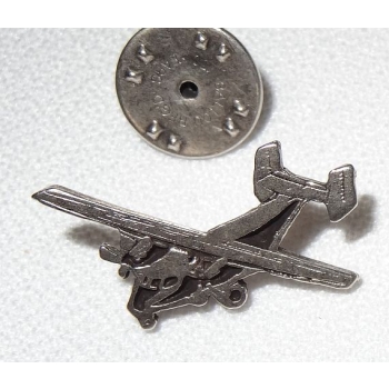 PZL M 28 Skytruck Bryza znaczek 3D samolot na pins stare srebro (id: 231)